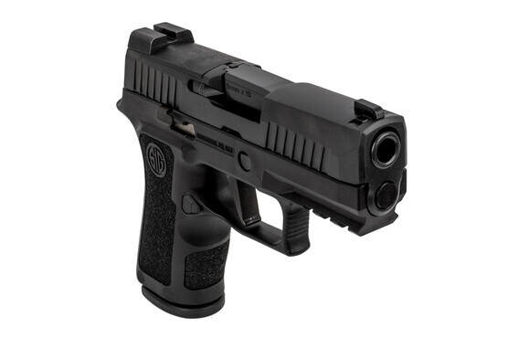 Sig Sauer P320 XCompact 9mm pistol features a flat trigger